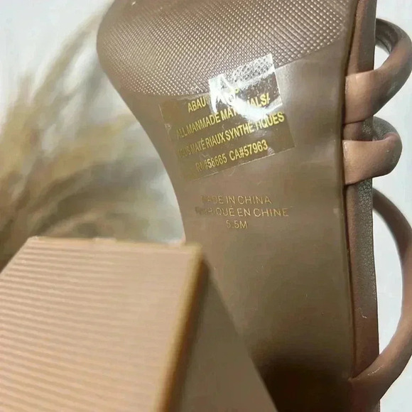 Abound Strappy Nude Sandals - Picture 13 of 13